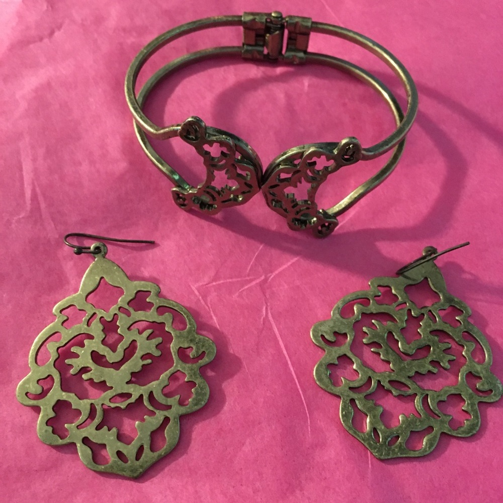Matching Bracelet and Earrings